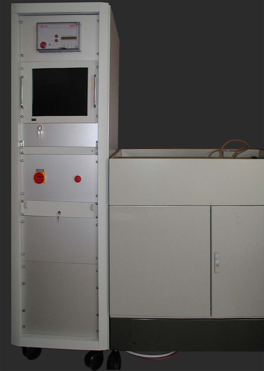 SIGA GmbH Charcoal Canister Loading Station with Butane and Gasoline