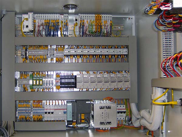 Control of a vaporizer system – detail of the internal view.