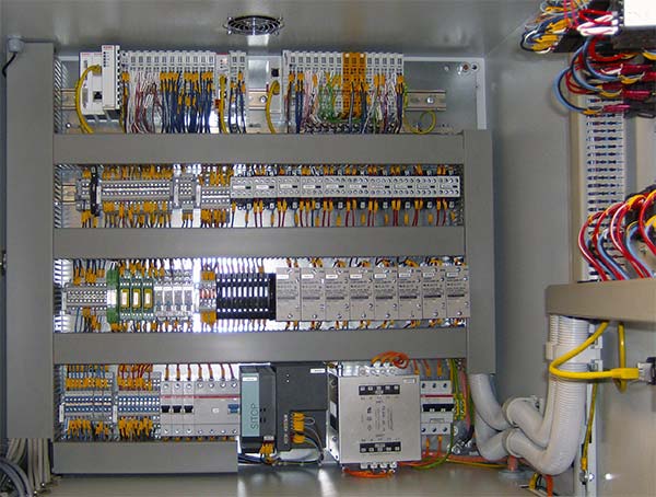 Steuerung eines Verdampfersystems – Detail der Innenansicht.