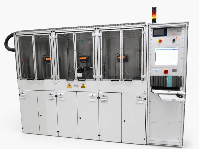 Aktivkohlefilter Beladestation G306 mit drei Modulen